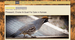 Desktop Screenshot of kansasgamebirds.com